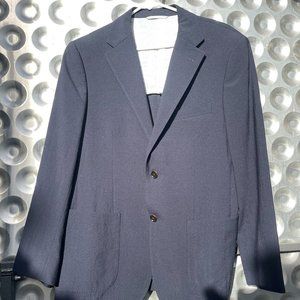 Ibiza Navy Wool Blazer